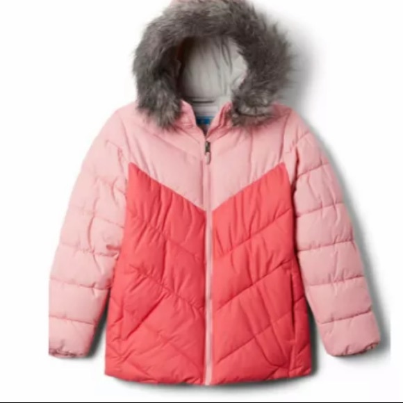 Columbia pink big Girls Arctic Blast Jacket - Picture 3 of 5